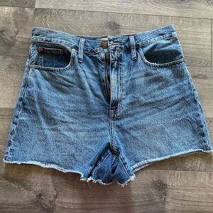 Madewell Mom Jean Shorts